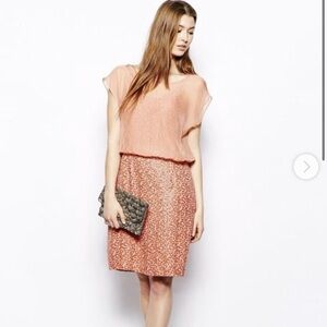 French Connection Lucious Sequins layered dress EUC